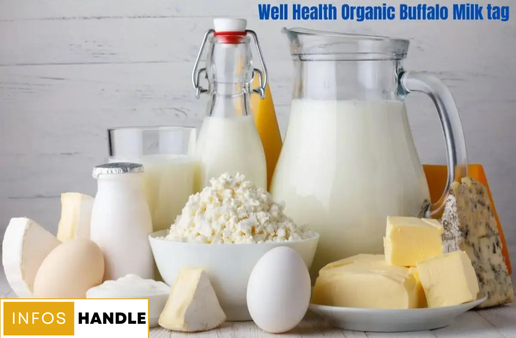 well health organic buffalo milk tag